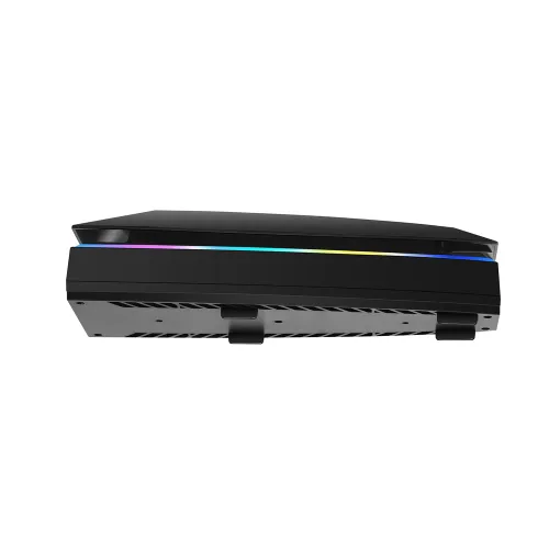Vista 5 de for PS5 Host Cooling Fan Top Cooler with USB Ports, Adjustable 3 intensity, RGB LED Light, Efficient Cooling System for PS5 Optical Drive Version
