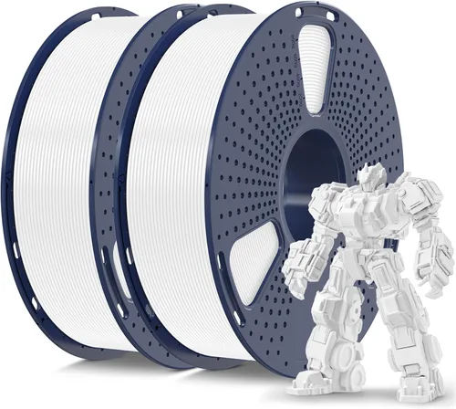 Vista 60 de SUNLU - Filamento PLA Plus para impresora 3D, 1.75 mm, bobina de 1 kg (2.2 lb), enrollado de forma ordenada, precisión dimensional ±0.02 mm
