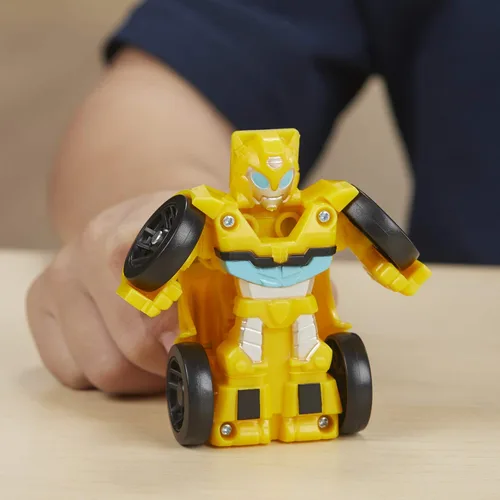 Vista 8 de Transformers Playskool Heroes Rescue Bots Academy Mini Bot Racers Converting Robot Toy Toy Pack 5, coches de juguete coleccionables de 2 pulgadas