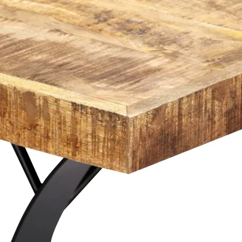 Vista 4 de Mesa de comedor clásica para pub, mesa rectangular de pub, mesa de bar, para restaurantes, bares, cafeterías, cocinas, fácil de montar, 70.9 x 35.4