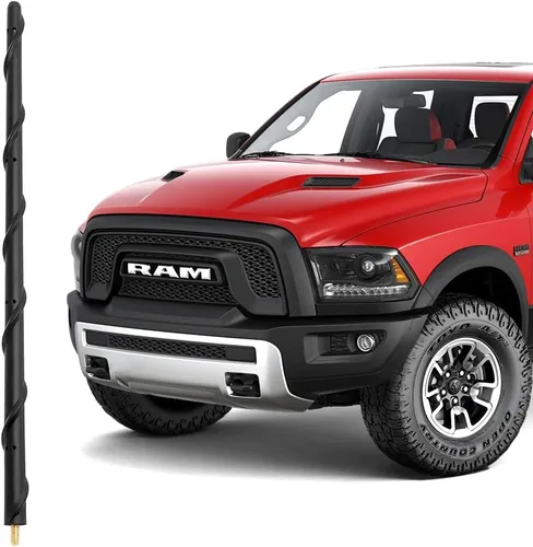Vista 31 de KSaAuto Antena corta para Dodge Ram 1500 2500 3500 2009-2025, repuesto de antena de camión Ram Classic Warlock, 6 3/4 pulgadas, a prueba de lavado