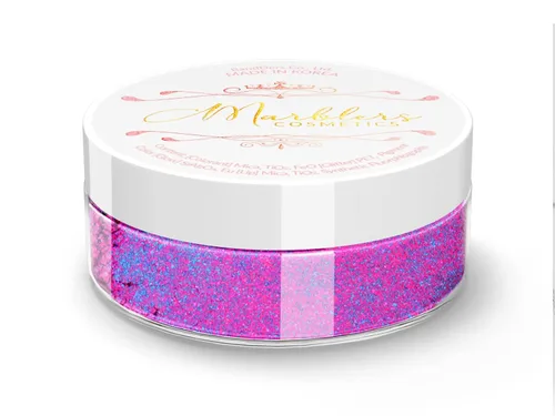 Vista 32 de MARBLERS Polvo de mica natural grueso [perla azul acero] 0.11 onzas (0.11 oz) altamente pigmentado no tóxico, vegano, libre de crueldad animal