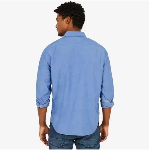 Vista 4 de Nautica - Camisa clásica de manga larga, con botones y elástica para hombre