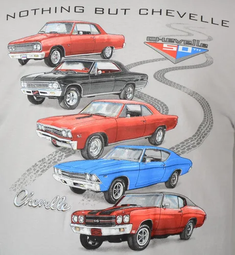 Vista 3 de Joe Blow Chevelle - Camiseta para hombre, Gris Ice, L