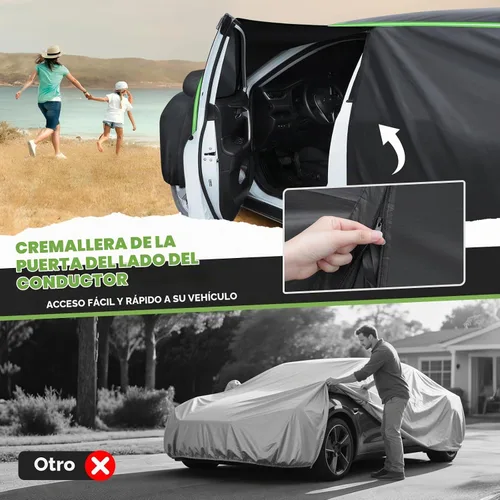 Vista 6 de Cartist Funda de coche 420d para Toyota 4Runner 2002-2026 2027, cubierta de coche para todo tipo de clima, para accesorios 4Runner, anti UV, 100%