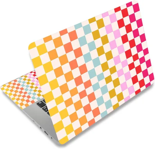 Vista 11 de Adhesivo para laptop de 12.1-15.6 pulgadas, calcomanía reutilizable universal de vinilo para laptop, protector de arte impermeable en color panal