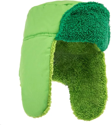 Vista 3 de Christmas Trapper Hat Winter Trooper Hat with Green Faux Fur for Halloween Christmas Costume