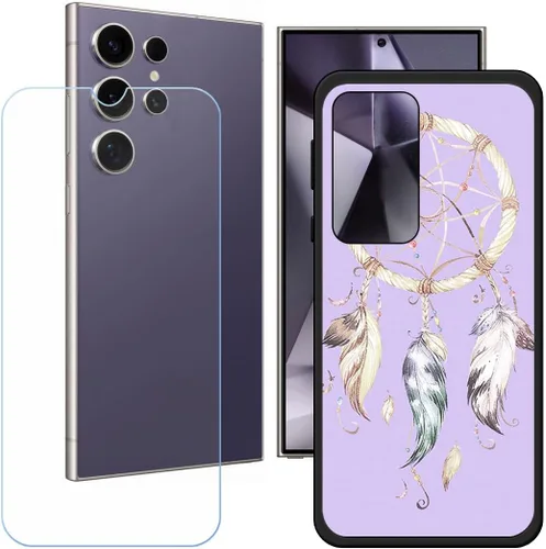 Vista 16 de Funda de TPU para Echoamo C24 Ultra + HD de vidrio templado, carcasa de silicona protectora trasera – 9 dureza anti-arañazos protector de pantalla