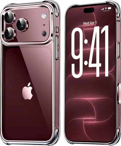 Vista 7 de Mkeke – Funda transparente para iPhone 11, antiamarilleo y con protección contra caídas de grado militar. Funda protectora transparente
