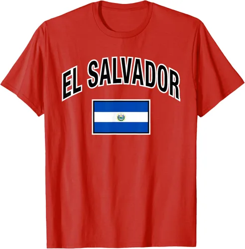 Vista 54 de Camiseta salvadoreña Orgullosa Bandera de El Salvador, Negro