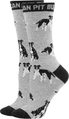Vista 2 de American Pit Bull Terrier Socks for Women Gift for Dog Lovers