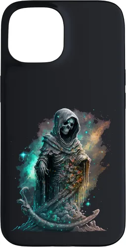 Vista 6 de Santa Muerte - Carcasa para iPhone 17, diseño de folklore mexicano