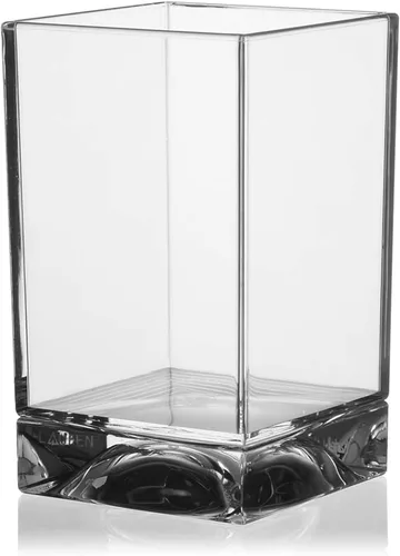 Vista 10 de Kartell Porta cepillo de dientes cuadrado, negro, 2.9 x 2.9 x 4.7 in