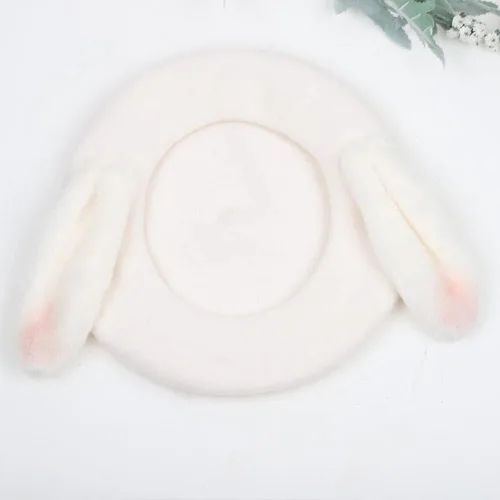 Vista 4 de Gorro de lana de Lolita con diseño de conejo de dibujos animados para adolescentes y niñas