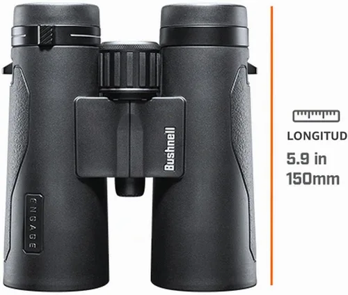 Vista 5 de Bushnell Engage X 10x42mm Binoculares, binoculares impermeables IPX7 y ligeras para caza, viajes y camping