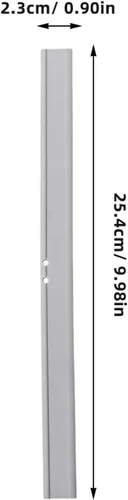 Vista 2 de Zerodeko Limpiaparabrisas Home 2pcs Reemplazo de la tira del limpiaparabrisas de cristal para la limpieza del hogar