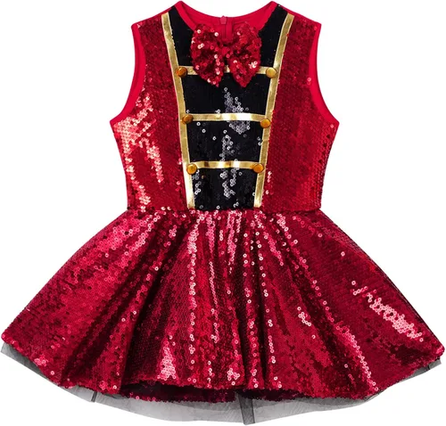 Vista 3 de Moily Vestido de tutú de lujo para niñas con hombros descubiertos y sombrero steampunk