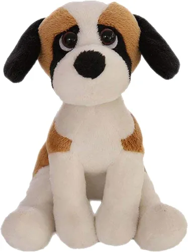 Vista 12 de Plushland Juguetes de peluche realistas de perro cachorro de 10 pulgadas, figuras de felpa navideñas para niños, bebés para jugar