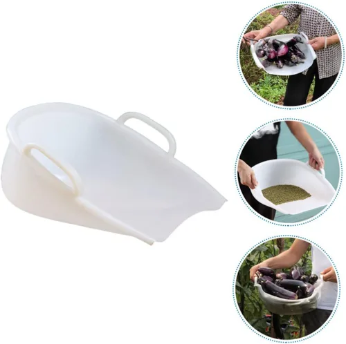 Vista 7 de GANAZONO Recogedor de mano multiusos de plástico grueso de limpieza para granos de cocina Contenedor Estilo aleatorio