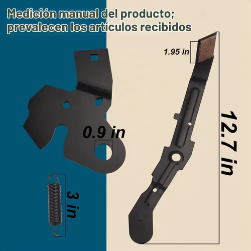 Vista 4 de Ohoho 532151785 532184907 Kit de leva de rodillo de soporte de brazo de cubierta de 42 pulgadas compatible con Husqvarna/Craftsman 184907 131335