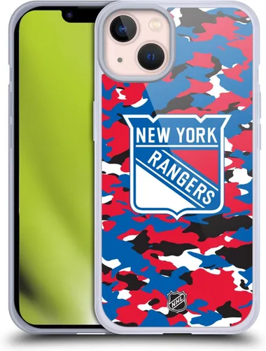 Vista 127 de Head Case Designs Funda de gel suave con licencia oficial de la NHL Camouflage New York Rangers compatible con Apple iPhone 7 Plus/iPhone 8 Plus