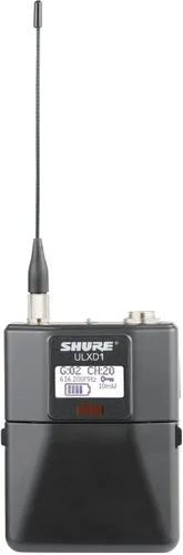 Vista 7 de Shure ULXD1 Transmisor de bolsillo - para uso con sistemas de micrófono inalámbrico digital ULX-D, receptor se vende por separado Banda V50