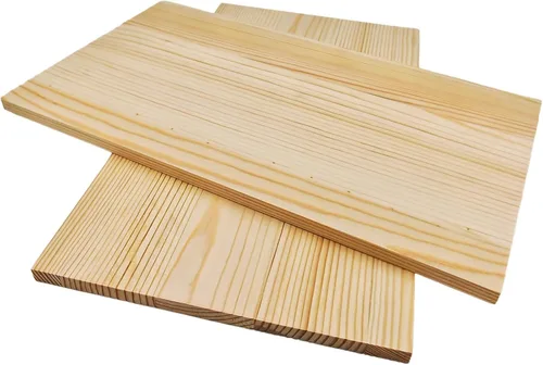 Vista 12 de 4 tableros rectangulares de madera sin terminar para manualidades, bloques de madera de corte en blanco de 8 x 6 x 0.8 pulgadas para tallar madera