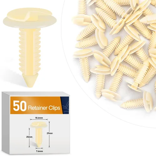 Vista 22 de GOOACC Juego de tornillos para placa de matrícula, tornillos de acero inoxidable con tuercas de nylon para sujetar placas de matrícula delanteras