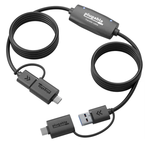 Vista 8 de Plugable Cable de transferencia USB 3.0 para PC con Windows - Transferencia de datos de alta velocidad, sincronización fácil de archivos de PC a PC