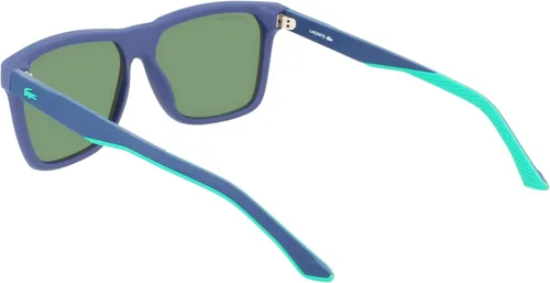 Vista 4 de Lacoste Gafas de sol rectangulares L972S para hombre azul mate talla única Azul mate