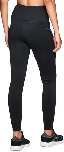 Vista 4 de Avalanche Leggings de cintura alta con forro polar y bolsillo con cremallera para mujer