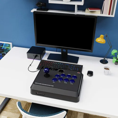 Vista 6 de Mayflash F300 Arcade Fight Stick Joystick para PS4, PS3, XBOX ONE 360, PC