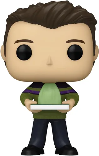 Vista 2 de Funko POP! TV: Friends - Joey Tribbiani con pizza - Figura de vinilo coleccionable - Idea de regalo - Producto oficial - para niños y adultos - Fans