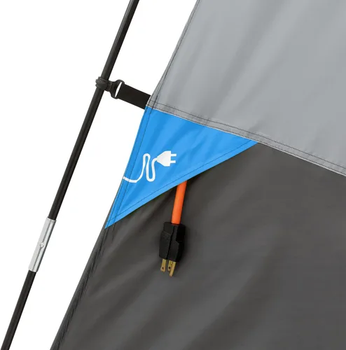 Vista 8 de CORE Tienda de campaña con cúpula iluminada para 6 personas para la familia al aire libre, senderismo y mochilero Tienda de campaña portátil