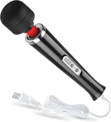 AEVEONE Dispositivo de masaje personal - Masajeador de vibración de mano - Potente varita con cable - Lo mejor para viajar - El estrés mágico lejos
