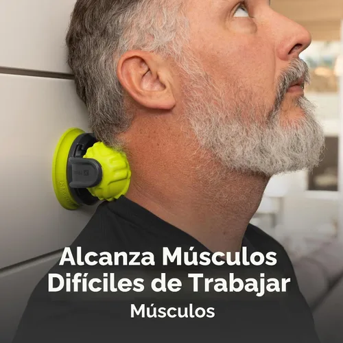Vista 2 de TRIGGERPOINT Bola de masaje montable Pro – Herramienta de recuperación montada en la pared con accesorios individuales y estilo cacahuete, espuma