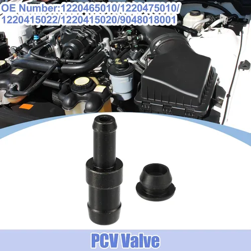 Vista 2 de uxcell Kit de juntas de válvula PCV Accesorios de válvula de ventilación positiva del cárter para Toyota 4Runner 3.0L 1990-1995