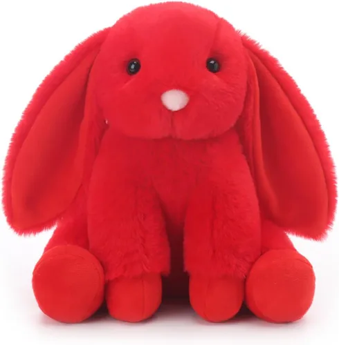 Vista 8 de Apricot Lamb Peluche de conejo crema para niños, juguetes de peluche suaves y lindos para bebés niñas y niños, 6 pulgadas