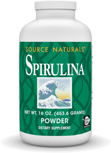 Vista 6 de Source Naturals Spirulina - para el apoyo del sistema inmunológico - 8 oz en polvo