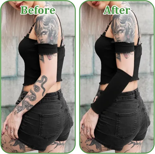 Vista 7 de 2 pares de mangas protectoras de compresión para el antebrazo para mujer, manga protectora de compresión para el antebrazo para mujeres y hombres