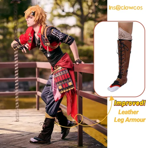 Vista 2 de NSPSTT Genshin Impact Cosplay - Disfraz de todos los personajes, juego completo, disfraz de Halloween para mujeres y hombres