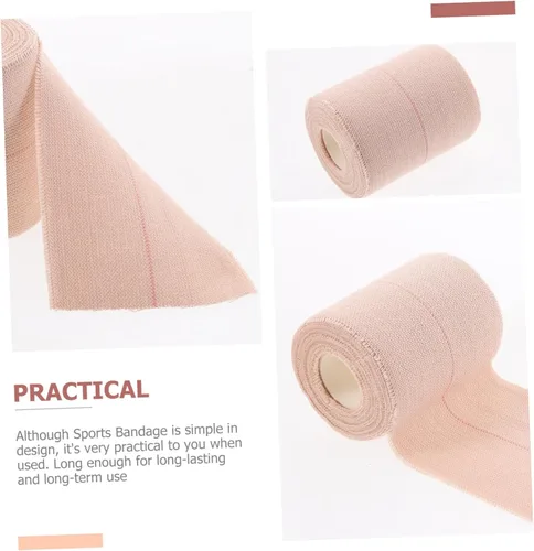 Vista 3 de BESPORTBLE Cinta autoadhesiva para soporte de muñeca, cinta elástica para deportes, vendaje cohesivo de presión