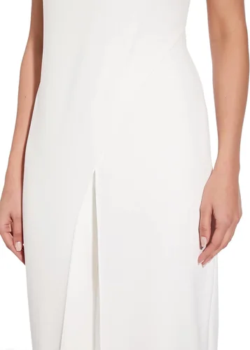 Vista 4 de Adrianna Papell Mono de Crepe Halter para mujer