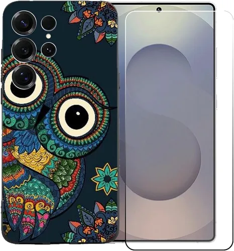 Vista 22 de Funda de TPU para UIOUOR I25 Ultra + HD de vidrio templado, carcasa de silicona para parachoques trasero – 9 dureza anti-arañazos protector de Bst1