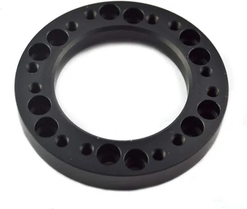 Vista 3 de Adaptador Espaciador de Volante 12mm 1/2'' para Buje de OMP a NARDI, Negro
