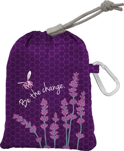 Vista 2 de ChicoBag Vita - Bolsa reutilizable con clip de mosquetón Bolsas de compras compactas reutilizables Respetuosas con el medio ambiente, Be The