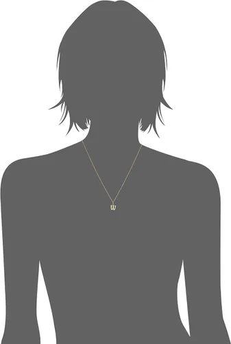 Vista 2 de Tienda Essentials 14k Gold-Filled Letter Charm Pendant Necklace (previously Tienda Collection)