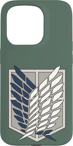 Vista 14 de Attack on Titan Funda protectora del regimiento de exploradores de la temporada 4 para iPhone 17