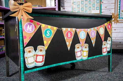 Vista 3 de Teacher Created Resources Banderines Shabby Chic (77170)