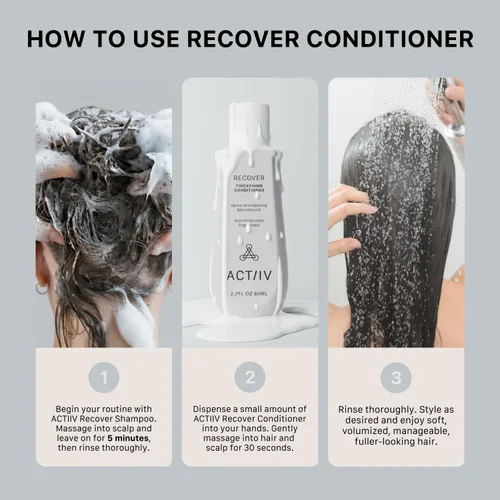 Vista 4 de ACTIIV Acondicionador de pérdida de cabello para recuperar el eng